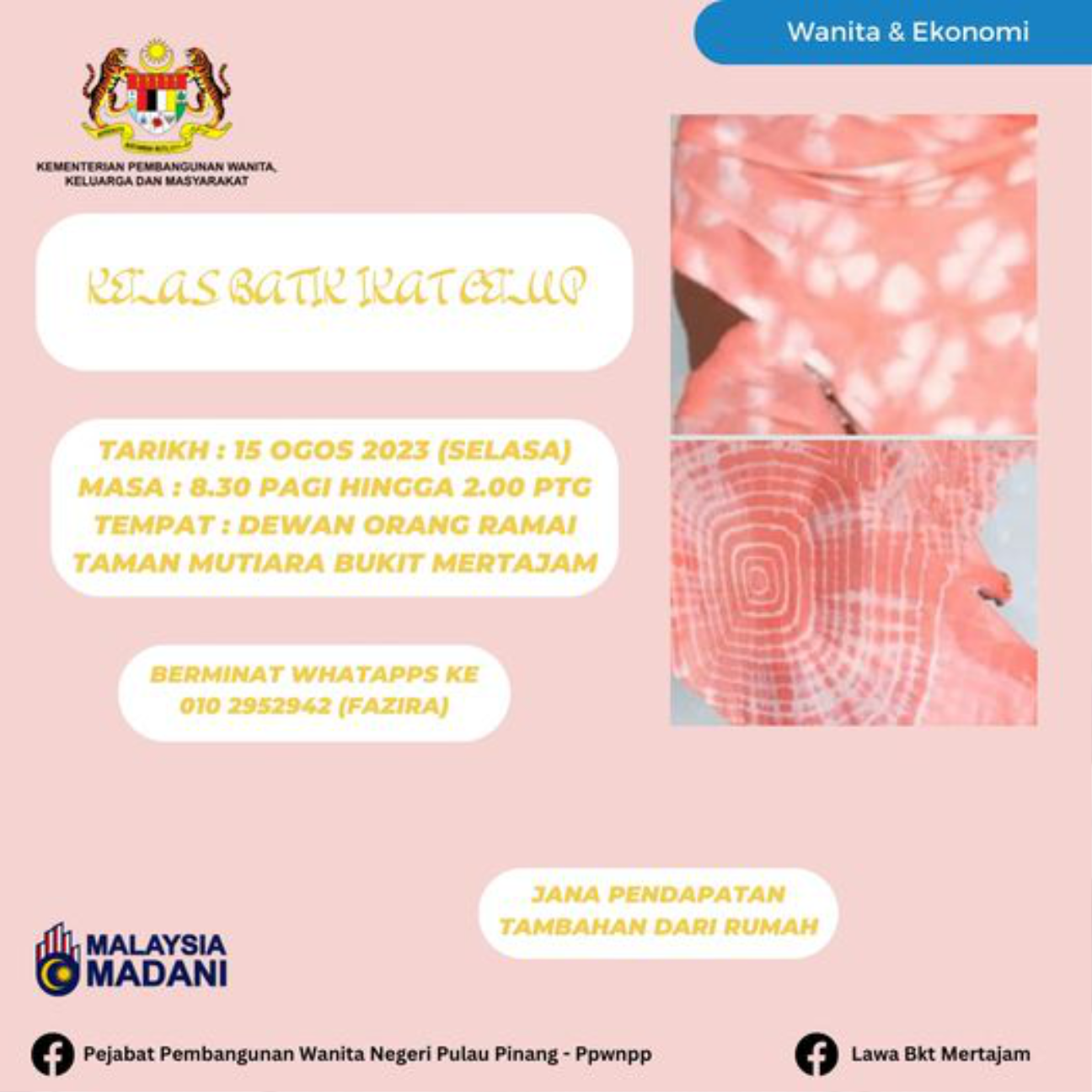 Kelas Batik Ikat Celup